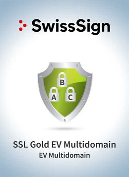 SwissSign SSL Gold EV Multidomain 6-10 Domains
