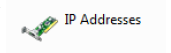 Wechseln Sie nun in die Verwaltung der IP-Adressen. Wechseln Sie nun in die Verwaltung der IP-Adressen.