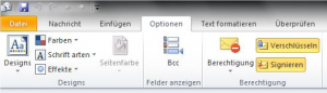 Signieren und Verschlüsseln Signieren und Verschlüsseln